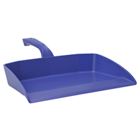 Vikan Heavy Duty Dustpan, 295mm, Polypropylene, Purple, Each Each