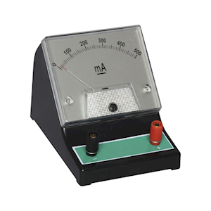 Ammeter, Single Range, 0 - 500mA DC, Round, Each Each