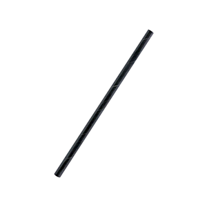 Box Kingdom Jumbo Paper Straw, 4-Ply, 10 x 200mm (L), Black, 100 Pieces/Pack, 25 Packs/Carton, 2500 Pieces/Carton Carton