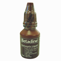 Betadine 10pct Povidone Iodine Antiseptic Solution, 15ml Bottle, Schedule 0, Retail Boxed, Each Each