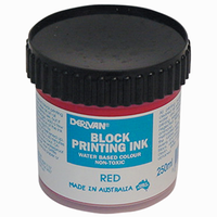 LINO BLOCK INK RED 250ML Each