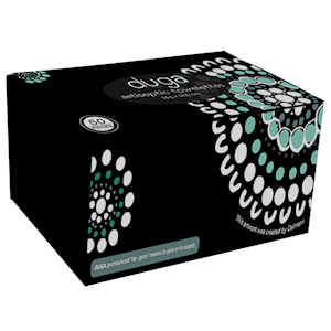 Duga Antiseptic Towelettes, 14.5 x 12.6cm, 1 Piece/Pack, 50 Packs/Box Box