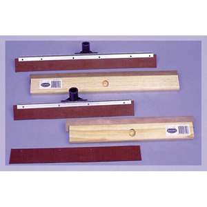 Oates Biodegradable Wooden Squeegee Head Only, 914mm, Red Rubber, Each Each