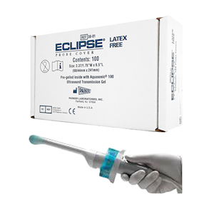 Eclipse Ultrasound Probe Covers, Latex Free, Non Sterile, 100 Pieces/Box Box