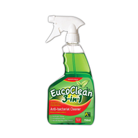EucoClean 3 in 1 Anti-Bacterial Cleaner, 750ml Bottle, 6/Carton Carton
