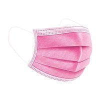 Livingstone Surgical Face Masks, Level 3, Pink, 50 Pieces/Box