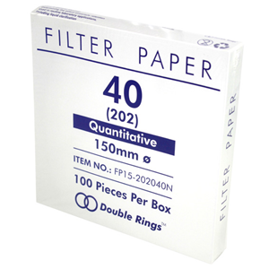 Double Ring Filter Paper