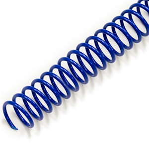 WIRE BINDING COILS 11MM BLUE GBC BOX/100 Box