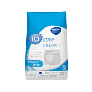 iD Care Fix Comfort Super, 60-100cm, Net Pants, Medium, 5 Pieces/Pack, 100 Pieces/Carton
