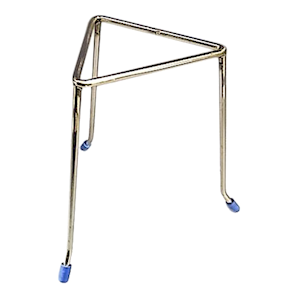 IEC Tripod Stand, 200mm Height, 150mm Length Triangular Top, Rubber Feet, Stainless Steel, Each Each