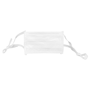 Kimtech Pure M3 Pleat-Style Face Masks, 18cm, with 7" Soft Ties, Sterile, White, 20 Pieces/Bag, 10 Bags/Box, 200 Pieces/Carton