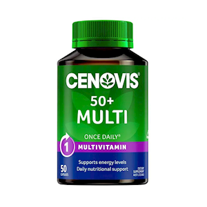 Cenovis 1D 50 Plus Multivitamins, 50 Caps/Bottle