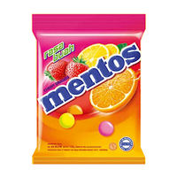 Mentos Candy Fruit Bag, 135g, Each