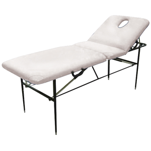 Imperfect Upholstery, Unused Runyes Portable Massage Table, White, 184 x 67 x 70-80cm, 200kg Capacity, Each Each