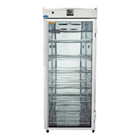 Nuline BW650 Blanket Warmer, Glass Door, 611L, 750(W) x 700(D) x 1880(H) mm, 3 Adjustable Shelves, 160kg, Australian Made, Each Each