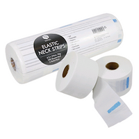 Sofeel Elastic Neck Strip or Headband, Non-woven, Self-adhesive, 65 x 340mm, Precut, 96g, 100 Sheets/Roll