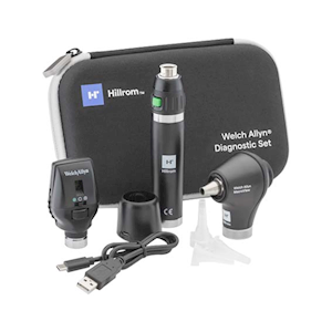 Welch Allyn Lithium-Ion Macroview and Coaxial Diagnostic Set, 3.5V, Each Each