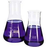 Simax Erlenmeyer Conical Flask, 3000ml, Wide Neck, Borosilicate Glass, European, Each Each