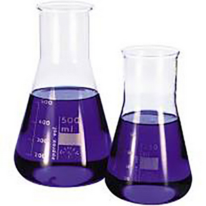 Simax Erlenmeyer Conical Flask, 3000ml, Wide Neck, Borosilicate Glass, European, Each Each