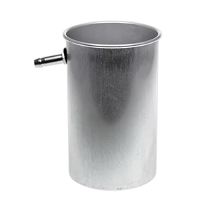 Aluminium Displacement Vessel with Poly Spout Each