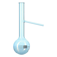 Silform Distilling Flask with Side Tube