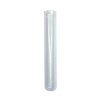 Livingstone Test Tube, without Rim, 19 Diameter x 150 Height mm, Round Bottom, Borosilicate Glass, 100/Pack Box