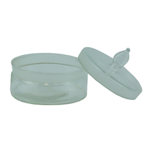 Livingstone Weighing Bottle, 60 Diameter x 30 Height mm, Low Form, with Lid, Glass, Each Each