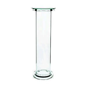 Livingstone Gas Jar without Cover, 50(D) x 150(H) mm, Borosilicate Glass, Each Each