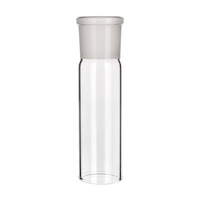 Simax Ground Glass Joint, Standard Socket Joint, 50/42, 56 x 150(L) mm, Straight, Borosilicate Glass, European, Each Each