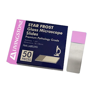 Star Frost Microscope Glass Slide