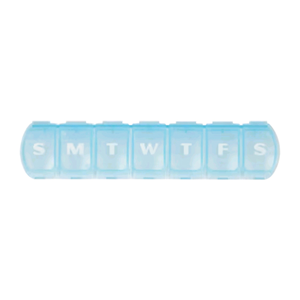 Livingstone 7 Day Pill Container Box 15cm (L) x 2.5cm (H) x 3.5cm (D), Associated Colour , Each Each