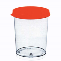 Urine Container Ps 130ml Press Cap Sterile Ind Wrap 10/Pack Pack