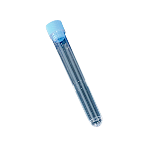 Aptaca Cylindrical Test Tube with Cap, 5ml, 12mm Diameter x 86mm, Graduated with Rim, Polystyrene, 500/Bag Bag