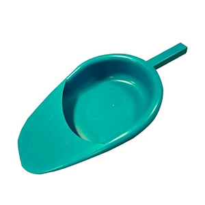 Aptaca Bedpan Slipper Type, 2.5 Litres, Green, Autoclavable to120 Degrees Celsius, GST Free, Made in Italy Each