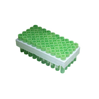 Aptaca Plastic Test Tube, with K2 EDTA for 2.5ml of Blood, 16mm Diameter x 60mm Long, Flat Bottom, Recyclable, 50/Box Pack