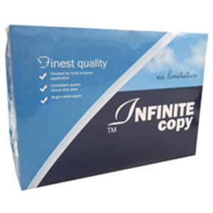 Infinite Copy Paper, Biodegradable, A4 80 Grams, White, Ream Only Ream