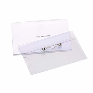 Name Badge Card Holder Mbg Pin Only Box/50 Box