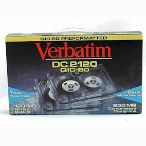 DATA CARTRIDGE DC2120XL 170MB VERBATIM EACH Each