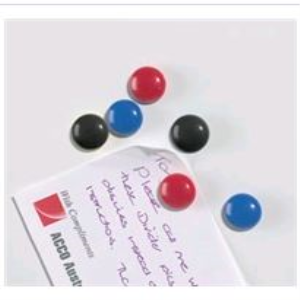 Boone Magnets, 20mm, Assorted, 10/Pack Pack