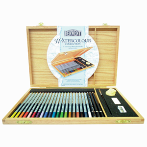 DERWENT WATERCOLOR MIXED MEDIABOX Each