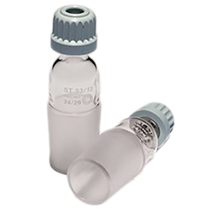 Monash Adapter, Standard, with GL 18 Screw Thread, Cap & Septum, Cone 14/23, Borosilicate Glass, Each Each