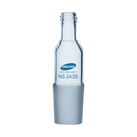 Monash Adapter, Standard, with 10mm Straight Hose Connector, Cone 24/29, Borosilicate Glass, Each Each