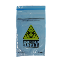 Livingstone Biohazard Specimen Bag, 16 x 25.5cm, 3-Ply, 2 Compartments, 2-Ply 45 Microns, 1-Ply 32 Microns, 100 Pieces/Pack