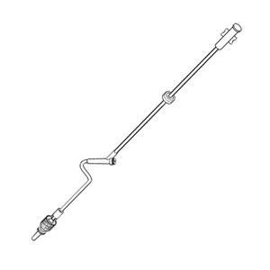 Baxter Interlink Extension Set with Non Return Valve Luer Lock Adapter, Each MOQ 100pcs Each