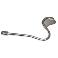 Livingstone Saliva Ejector, No. 7, Adult with Tongue Guard, Metal, Each Each