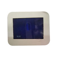 Colour Discs Glass 40mm Blue Only Each