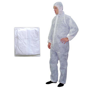 Out of Date, Liv Coverall Protective Suit w Hood 40GSM Small, Waterproof, Recyclable PP SPP White 50/Carton, Discounted While Stocks last Carton