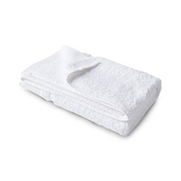 Egyptian Bath Towel, 68cm x 1.3m, Ultra Soft and Absorbent, Egyptian Cotton Pile/Cotton Base, White, Each Each