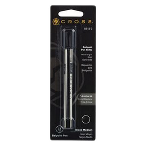 PEN REFILLS CROSS MED. BLACK EACH Each