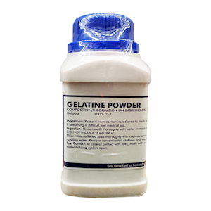 Gelatine (Gelatin) Powder, Laboratory Grade, 500g, Each Each
